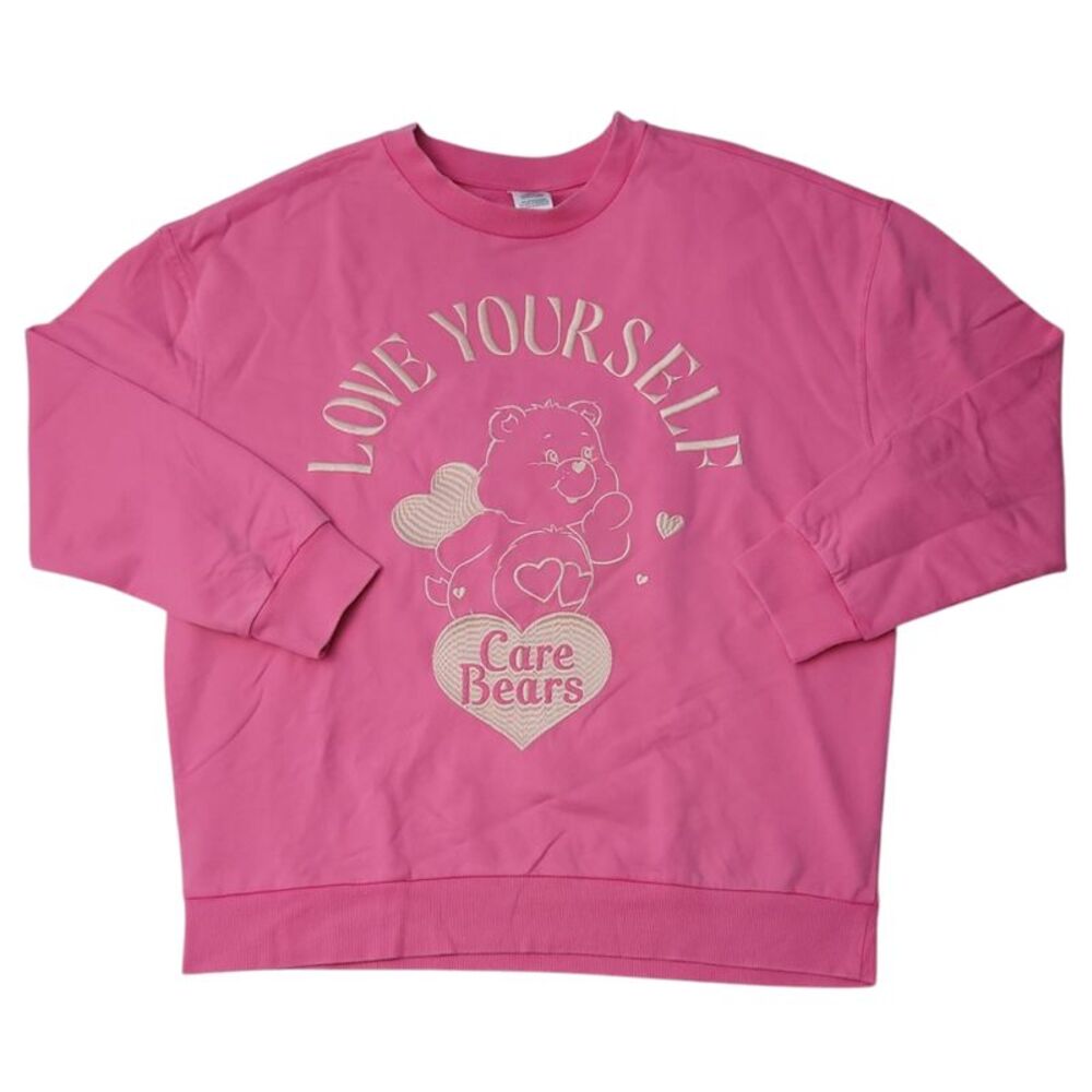 Character Women's Valentine's Day Crew Neck Sweatshirt - Carebears